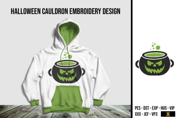 Halloween Cauldron Embroidery Review