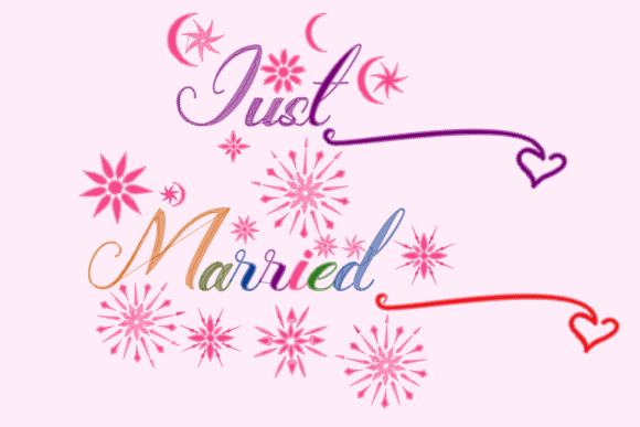Just Married Lettering: A Designer’s Holiday Review