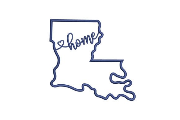 Louisiana USA State Embroidery Review