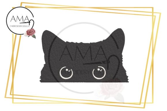 Review: Black Cat Head with Sparkling Eyes Design
