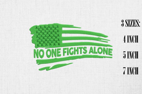 Review: Mental Health Awareness USA Flag Design