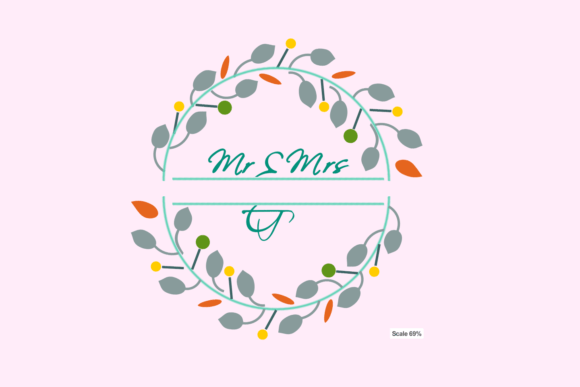 Review: Mr Mrs Monogram Flower Wreath for Craft Fairs
