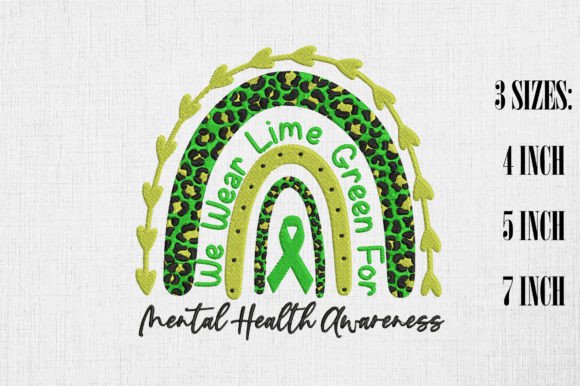 We Wear Lime Green Rainbow Mental Health Review